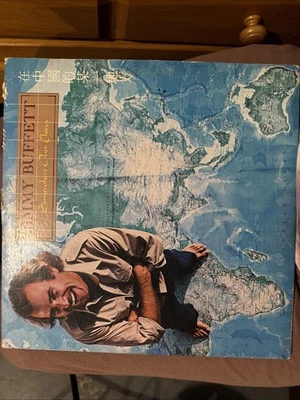 JIMMY BUFFETT Somewhere Over China Vinyl LP Record Album 1981 - Image 1 of 4