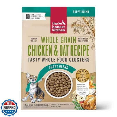 Comida seca para perros The Honest Kitchen racimos de alimentos integrales para cachorros pollo de grano entero Foto 1 de 4