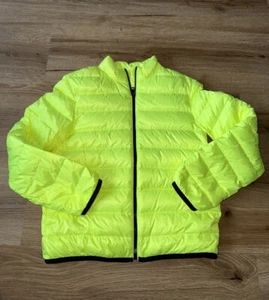 Moncler Daunenjacke Kinder Gr. 14/164 Neongelb Neuwertig - Bild 1 von 8