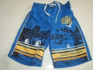 Boys Bathing Suit Dark Blue Sailing Size 4T Old Navy - Picture 1 of 2
