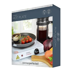 Lloytron Kitchen Perfected Single Electric Hotplate 1500W White E4102WH - Picture 1 of 6