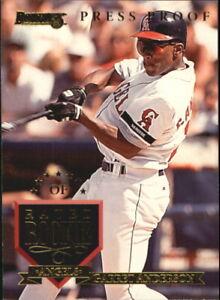 1995 Donruss Press Proofs Angels Baseball Card #281 Garret Anderson /2000