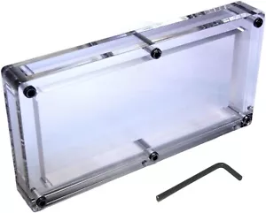 pack 100 Bank Note Acrylic Holder ONLY BEP Currency Display Case Frame Holder - Picture 1 of 6