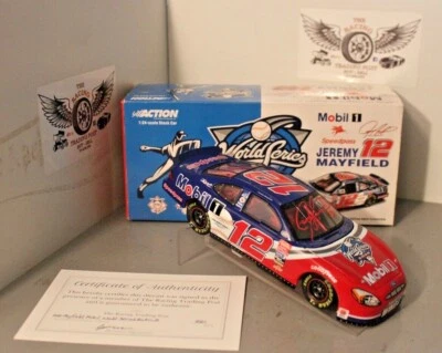 Jeremy Mayfield MLB Serie Mundial 2000 1/24 Acción RCCA CWB Diecast Autografiado Foto 1 de 2
