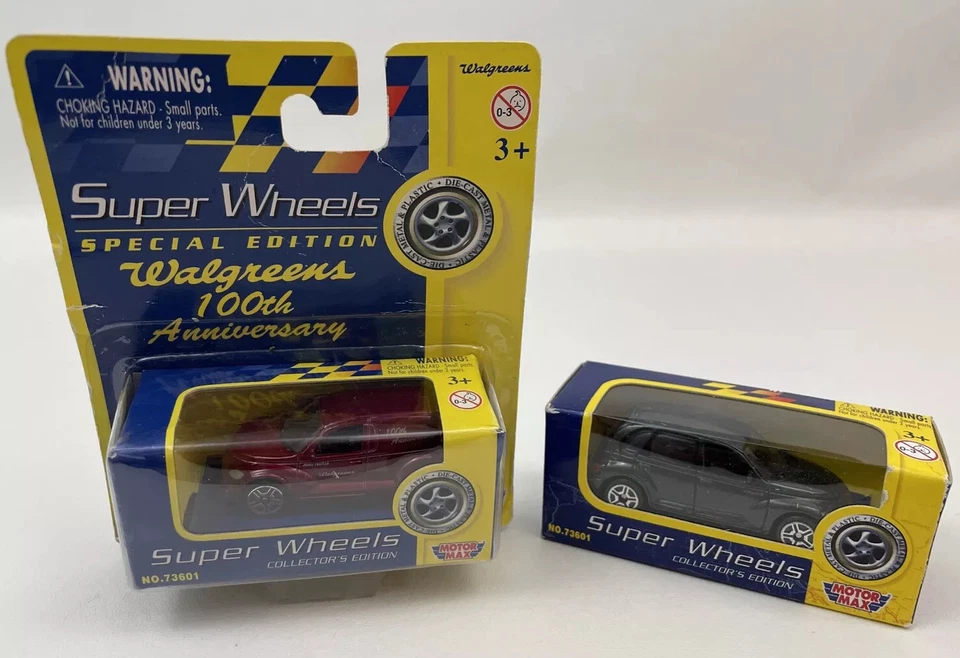 Super Wheels MOTORMAX CHRYSLER Cruiser Red Walgreens 100th Anniversary