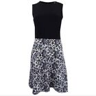 Dkny Womens Lace Print Combo Dress Size 00 New With Tags