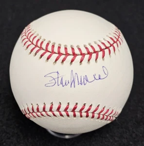STAN MUSIAL Signed Official MLB Baseball-ST. LOUIS CARDINALS-HOF-PSA - Picture 1 of 8