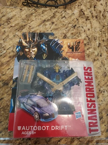 TRANSFORMERS DRIFT FIGURE AGE OF EXTINCTION BUGATTI MODE DELUXE CLASS MOSC 2014 Cover