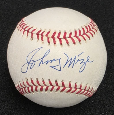JOHNNY MIZE Signed Official MLB Baseball-HOF-NEW YORK YANKEES-PSA - Image 1 of 4