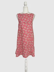 Vintage Handmade Women’s Pink Floral Dress Size Small cottage barbie - Picture 1 of 12