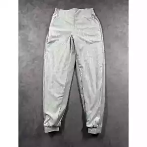 Athleta Brooklyn Textured Lined Jogger Pants Gray Printed Size 0 stretch  - Picture 1 of 10