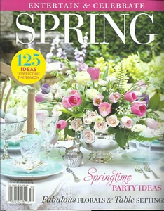 ENTERTAIN & CELEBRATE SPRING MAGAZINE,   SPRINGTIME PARTY IDEAS    ISSUE, 2020  - Picture 1 of 1