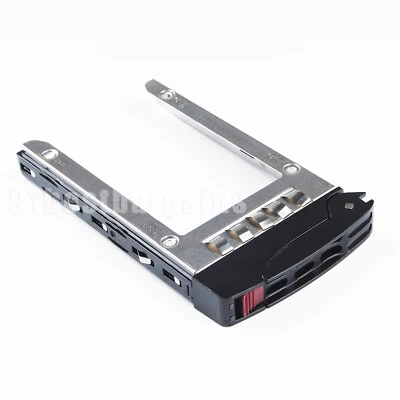 For Supermicro MCP-220-00047-0B BLACK HOT SWAP 2.5" SAS/SATA HDD TRAY CADDY - Image 1 of 4