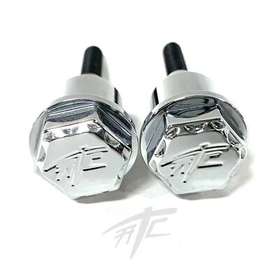 TORNILLOS DE CARROCERÍA INFERIOR GRABADOS ATC CORTE DIAMANTE CROMADO 2008-2020 SUZUKI HAYABUSA Foto 1 de 3