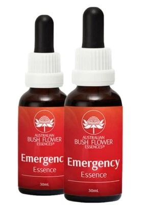 2x EMERGENCY Essence Australian Bush Flower Essences Australische Buschblüten