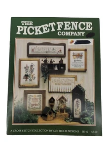 Vintage Sue Hillis Designs The Picket Fence Company Cross Stitch Pattern Booklet - Picture 1 of 4