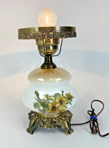 Vintage Accurate Casting Hurricane Lamp Tested and Working Missing Shade - Picture 1 of 11