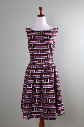 Abito in seta Kate Spade New York Florence Broadhurst $398 A Line Carolyn taglia 4