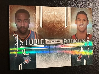 2009-10 RCs & Stars Combos Refractor Rookie James Harden, Pendergraph SP #d /250 - Image 1 of 3