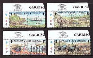 Juego de sellos Alderney 1997 desarrollo histórico como nuevos - Imagen 1 de 1