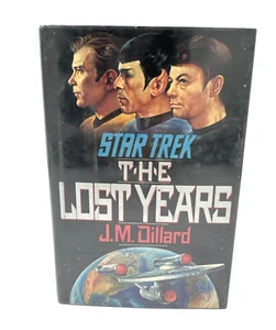 Star Trek Die verlorenen Jahre von J.M. Dillard 1st Ed HC DJ Library Binding 1989 - Bild 1 von 13