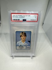 1983 Panini Calciatori #136 Michael Laudrup Rookie Card RC PSA 5 EX Denmark