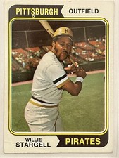 1974 Topps Willie Stargell #100 Baseball Pittsburgh Pirates HOF Hall Of Fame