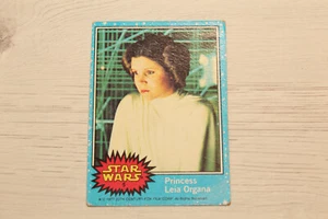 STAR WARS TRADING CARD "PRINCESS LEIA ORGANA #5" BLUE TOPPS CARD 1977 #1 - Bild 1 von 2