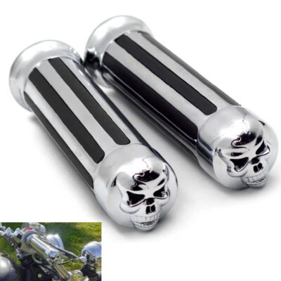 Manillar de empuñaduras de motocicleta de 1" para Harley Softail Road Glide Street Rod 750 Foto 1 de 4