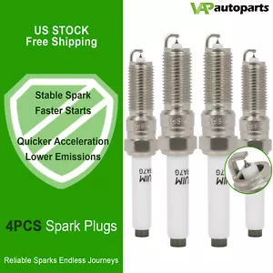4x Iridium & Platinum Spark Plugs For 2020-2022 Cadillac CT5 2.0L L4 - Picture 1 of 8
