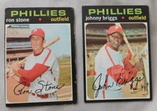 1971 Topps Philadelphia Phillies Baseball Pick one