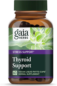 Gaia Herbs Thyroid Support - Made with Ashwagandha, Kelp, Brown Seaweed, and Sch