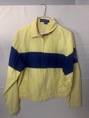 Ralph Lauren желтая ветровка с синей полосой  - Изображение 1 из 4