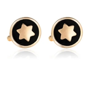 Fashion Men Cufflinks 1 Pair of Shirt Suit Cuff Links Jewelry Rhinestone Classic - Picture 1 of 8