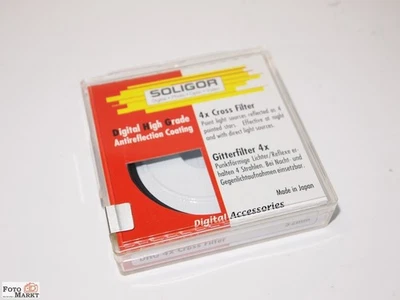 Star 4-way Grid Filter Cross Grid Star Filter for Lens 52 mm Thread - Image 1 of 3