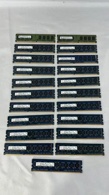 Lot Of 21  2GB  2Rx8 PC3/PC2-DESKTOP MEMORY RAM ( Samsung,Hynix) - Image 1 of 4
