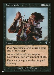 MTG NECROLOGIA EXC - NECROLOGIA - TLI - MAGIC - Picture 1 of 1