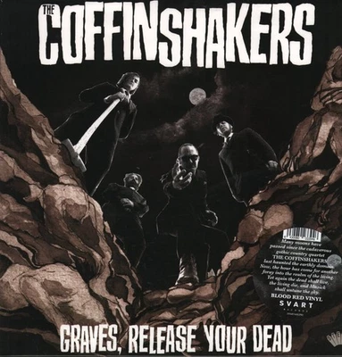Coffinshakers Graves, Release Your Dead LP vinyl Europe Svart 2023 Limited red - Image 1 of 3