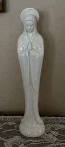 MADONNA DELRICH CALIFORNIA POTTERY VINTAGE 1940s PRAYING 12" VIRGIN MARY #450 - Picture 1 of 11
