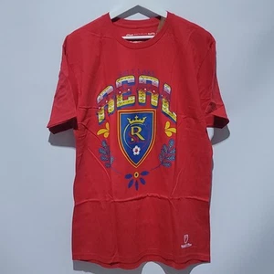 MLS Mitchell & Ness Real Salt Lake soccer t shirt  size L - Picture 1 of 4