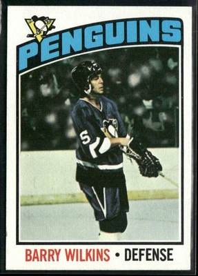 1976-77 Topps Barry Wilkins #102 Pittsburgh Penguins - Image 1 of 2