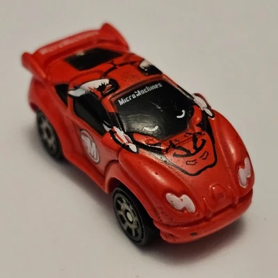 Micro Machines Power Racing Magnetics Car Action Man vs Dr X Red - Image 1 of 4