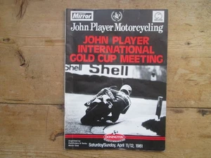 john player motociclismo internazionale gold cup meeting donington park 1981 - Foto 1 di 4