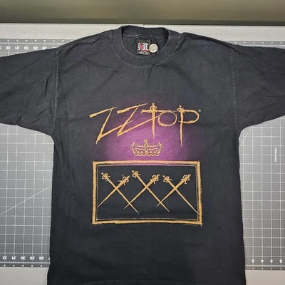 Camiseta De Colección Zz Top Para Hombres Grande 1999 Xxx Gira de Conciertos Banda Años 90 Gigante Y2k Patinador Foto 1 de 4