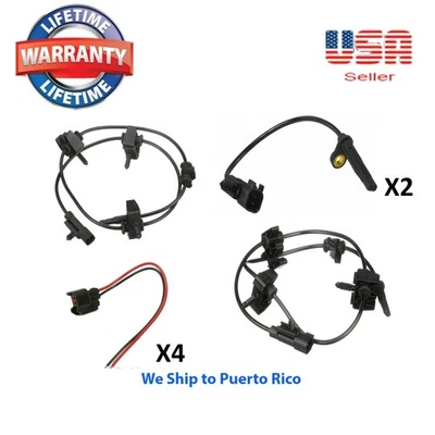 4 ABS 车轮速度传感器前后左右连接器适合凯迪拉克 SRX 10-16 — 第 1/4 张图片