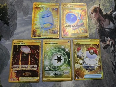 Egg Incubator Full Face Guard Magma Basin Switch V Guard Energy Secret Pokemon - Image 1 of 2