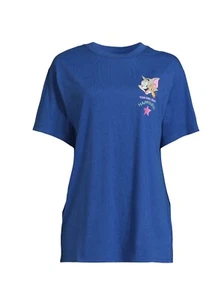 Tom & Jerry Happiness Is Friendship Embroidery T-Shirt Juniors Size XS - Picture 1 of 3
