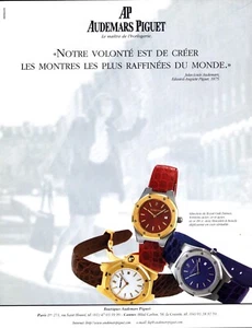 Audemars Piguet Royal Oak Original 1997 Vintage Print Ad!! - Bild 1 von 1
