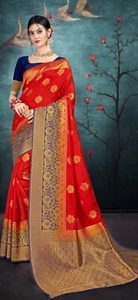 banarasi silk saree.ready to ship.faster shipping. - Picture 1 of 2