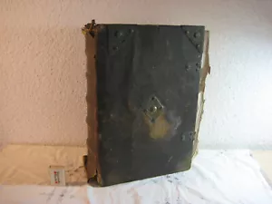 Uralte große antike Bibel mit sehr vielen Stichen aus Sammlung - Bild 1 von 18